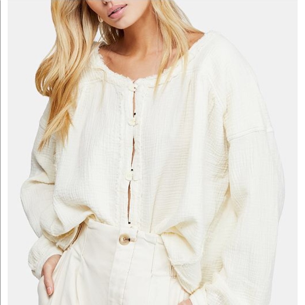 Nwt Free People ‘moving mountains’ top